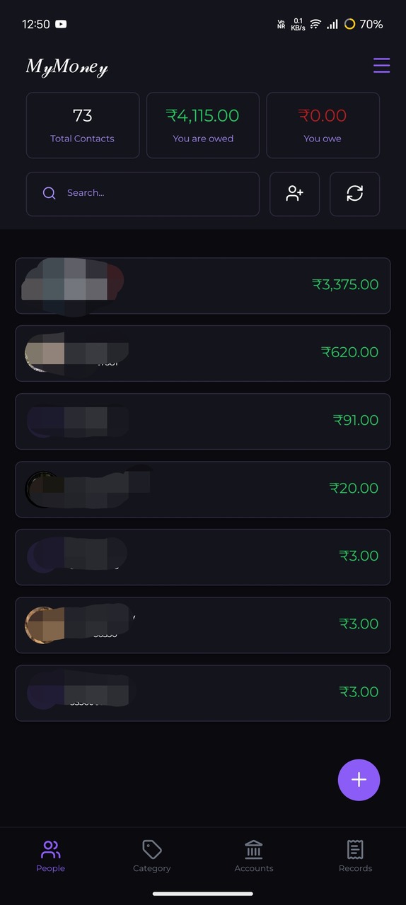 MyMoney Screenshot 4