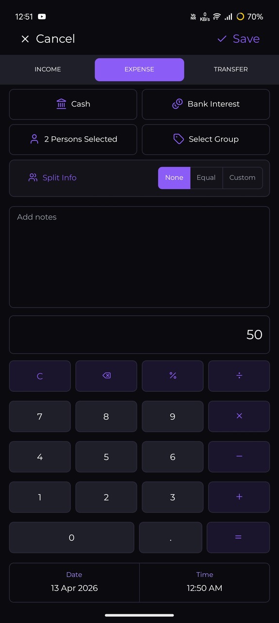 MyMoney Screenshot 5